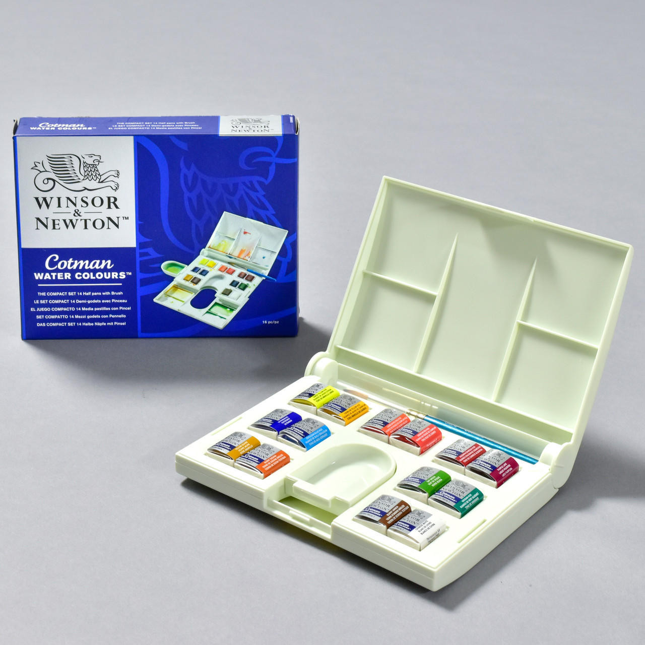 Set de Acuarelas Cotman Compact Set 14 hp Winsor & Newton