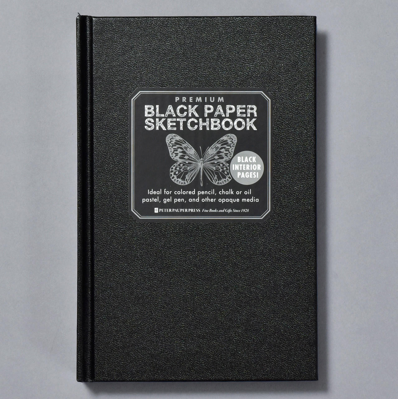 Premium Photo  Black page notebook