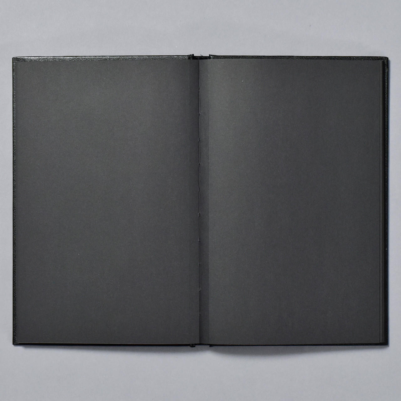 Blank Pages of an Open Sketchbook with a Black Pencil Stock Photo - Image  of copy, ideas: 126200700