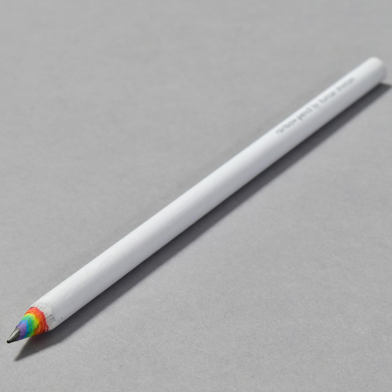 Rainbow Pencils Black Wood – Stubby Pencil Studio