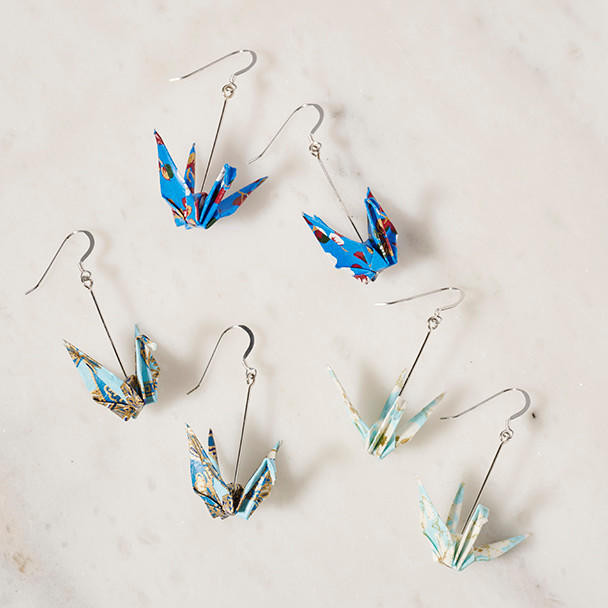 Origami Cranes Earrings Philadelphia Museum Of Art
