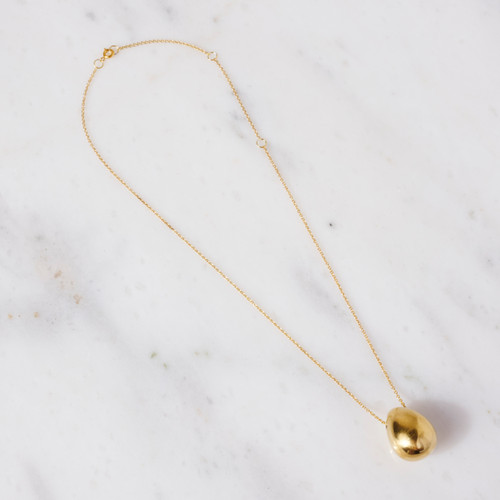 Brass Pod Necklace