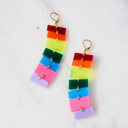 Stacked Gee Earrings by NoShade