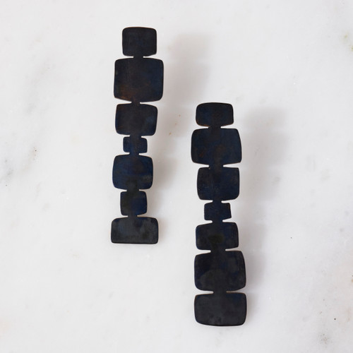 Mod Cairn Ox Brass Earrings