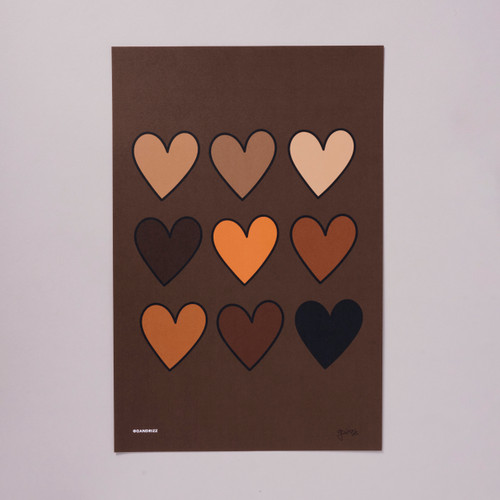 Shades of Love Print by G+RIZZ
