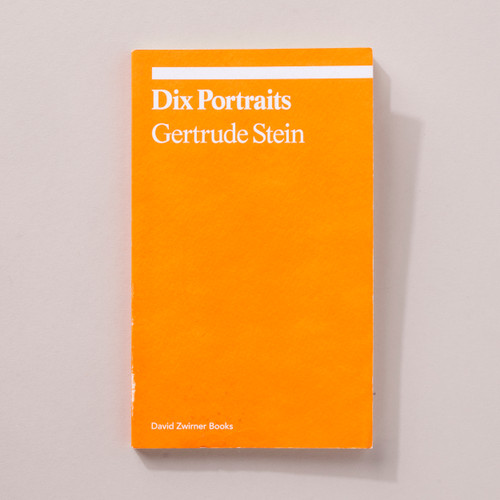 Dix Portraits by Gertrude Stein - Ekphrasis Series