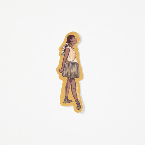Degas Little Dancer Sticker by Ana Thorne