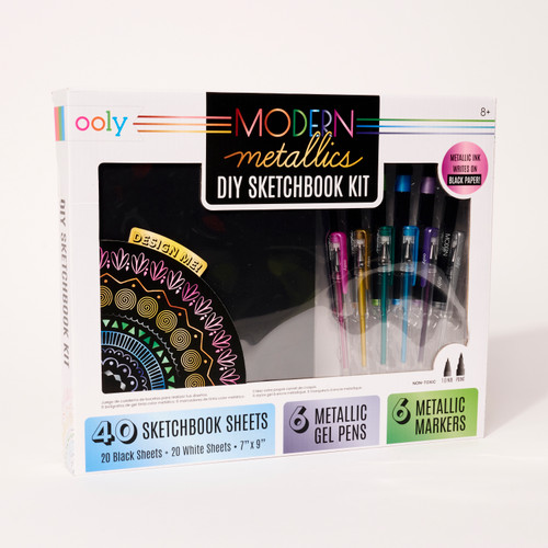 Modern Metallics: D.I.Y. Sketchbook Kit