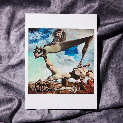 Dali Soft Construction with Boiled Beans (Premonition of Civil War) 6" x 8" Postcard