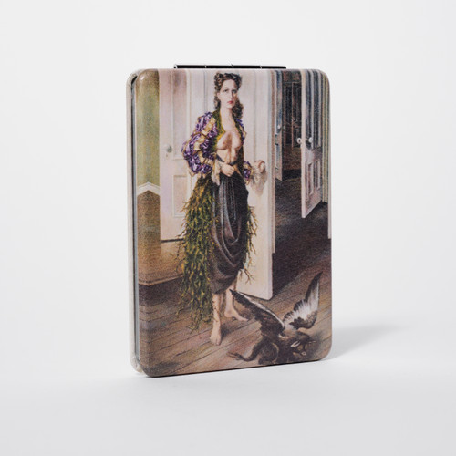 Tanning Birthday Compact Pocket Mirror