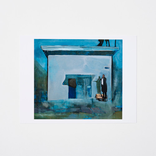 The Conductor, 2014 Noah Davis 6" x 8" Postcard