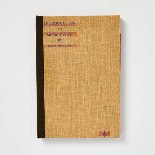 Musicology Yellow Pad Folio 5" x 8" by BookGrrl Bindery