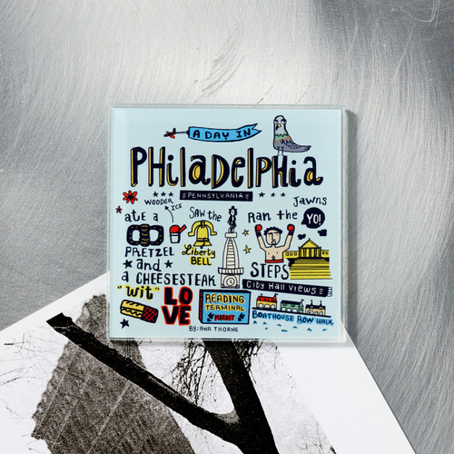 A Day in PHL Acrylic Magnet