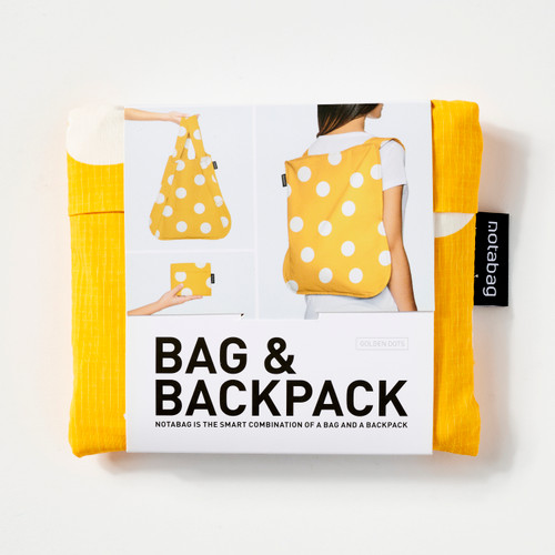 Golden Dots Convertible Tote by Notabag