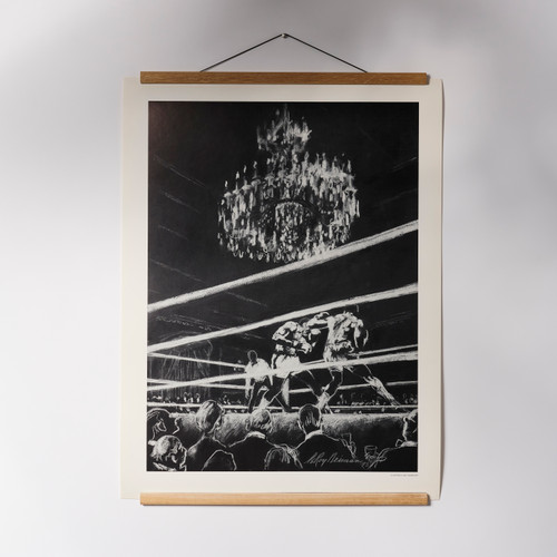 Boxing at the Ritz by LeRoy Neiman Poster