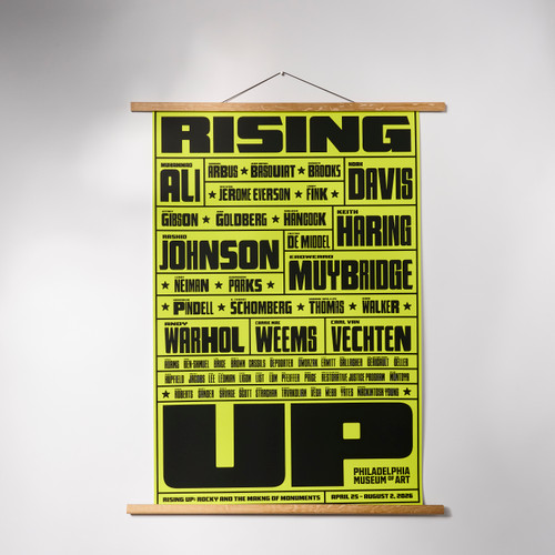 Rising Up Exhibition Screenprint Poster