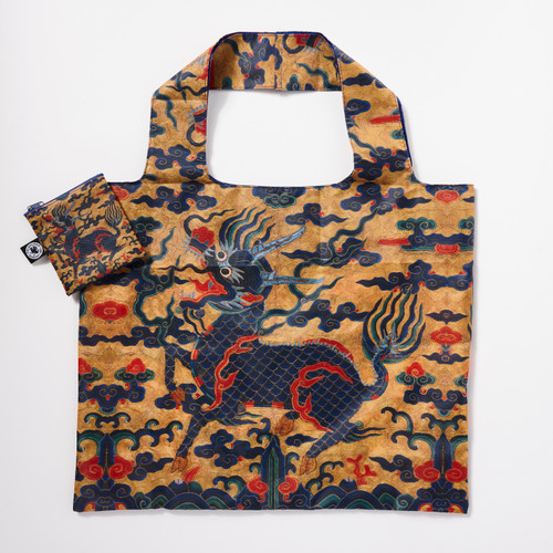 Rank Badge with Qilin Eco Shopper Tote