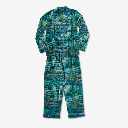 Monet Footbridge Cotton Pajama Set