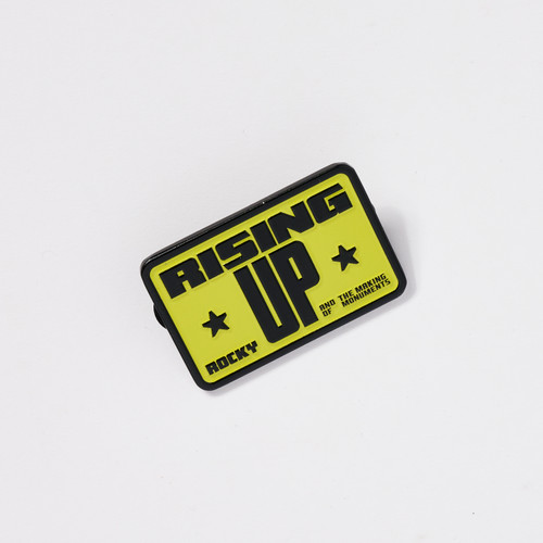 Rising Up Enamel Pin Rectangle