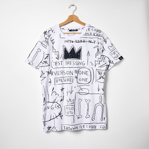 Jean-Michel Basquiat "Beat Bop" White T-Shirt