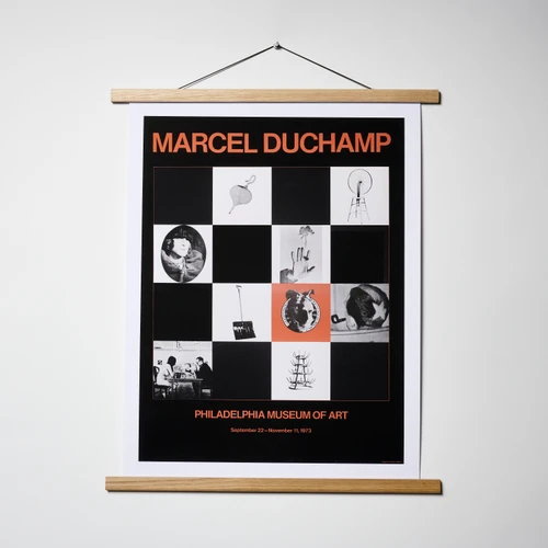 PMA Exhibition Poster: Marcel Duchamp, 1973 18" x 24" Archival Poster