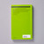 The back cover of My Friend Van Gogh from the Ekphrasis Series shows a quote from the artist Émile Brenard in black text on a lime green background.