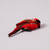 Embroidered & Beaded Red Cardinal Pin shown laying flat