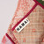 Cropped Patchwork Upcycled Quilted Kantha Jacket with Maroon Piping by Namai