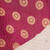 Cropped Patchwork Upcycled Quilted Kantha Jacket with Maroon Piping by Namai