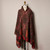 Floral Geo Cotton & Silk  Block Print Scarf
