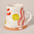 Eggs & Bacon Mug by Allie Stack Ceramics
