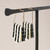 'BOOM' Black & Cream Hidden Word Earrings