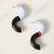 S-Shape Lacquered Wood Earrings