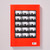 The back cover of Reconsidering Barnett Newman: A Symposium at the Philadelphia Museum of Art shows fifteen film stills of Barnett Newman in various poses standing in front of a white background.