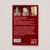 Back panel of magnet backer card showing 3 photographic images of armor above museum text and logo