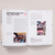 A spread of The Short Story of Queer Art shows a detail of a painting on the left page showing a painting of a woman layered with fabric and photography and another detail of the same painting on the right page.