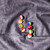 4 Circles Color Blocks Earrings by Delaney & Blu