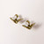 Bronze Spring Vine Stud Earrings