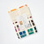 Rear facing image of the towel in its packaging.