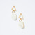 Triangle Pearl Earrings by Naisha Tyler