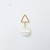 Triangle Pearl Earrings by Naisha Tyler