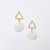 Triangle Pearl Earrings by Naisha Tyler