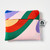 Flow multi color swirls Convertible Backpack Tote by Notabag folded square