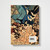 The back cover of "Edo-Punk! The Dynamic World of Ukiyo-e by Kuniyoshi, Yoshitoshi and Others", which has a vibrant, gilded, full-bleed ukiyo-e action painting of a samurai being attacked.