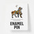 Carousel Figure Horse Enamel Pin