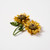 Embroidered & Beaded Large Double Sunflower Pin