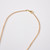 Close-up view of the necklace chain and closure.
