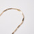 Close-up view of the necklace chain and closure.