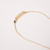 Close-up view of the necklace closure.