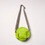Lime Paddington Round Nylon Crossbody Bag